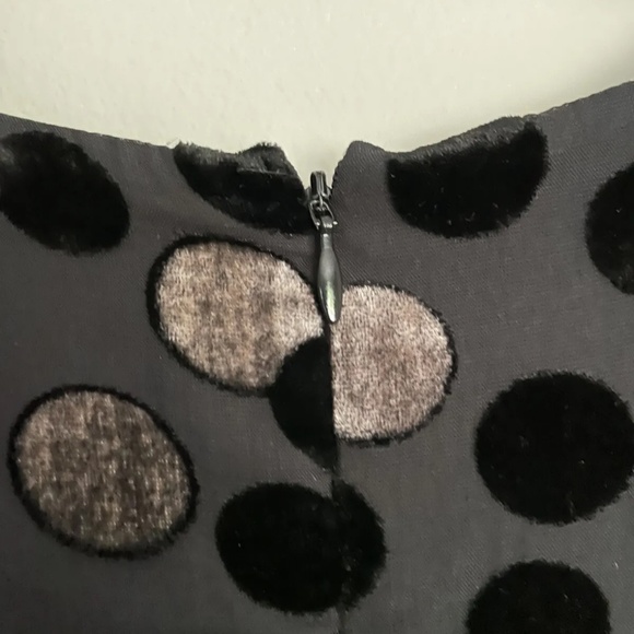 Mini Velvet M Dot V-neck Converts To Low Cut Deep Plunge Party Dress Holiday - Picture 7 of 13